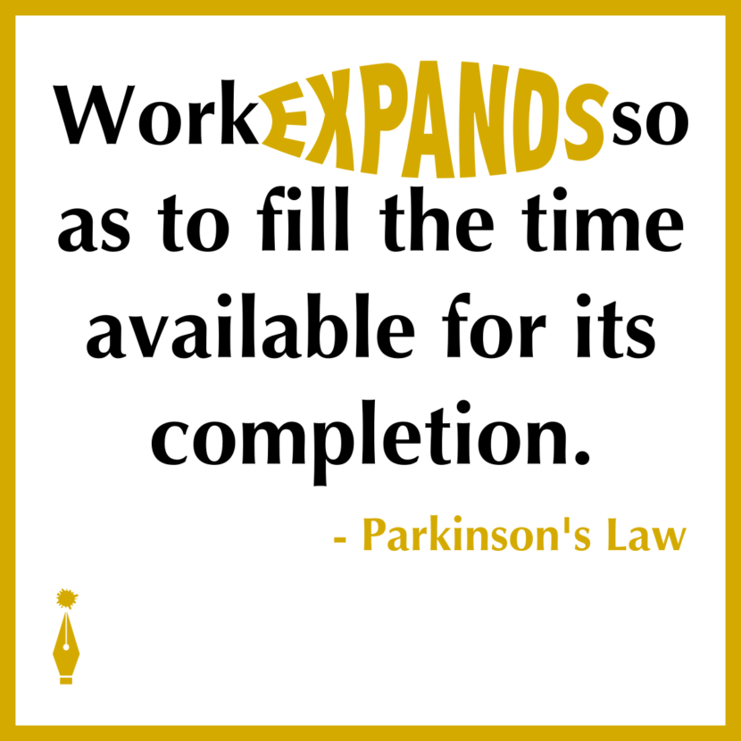 Parkinson's Law quote